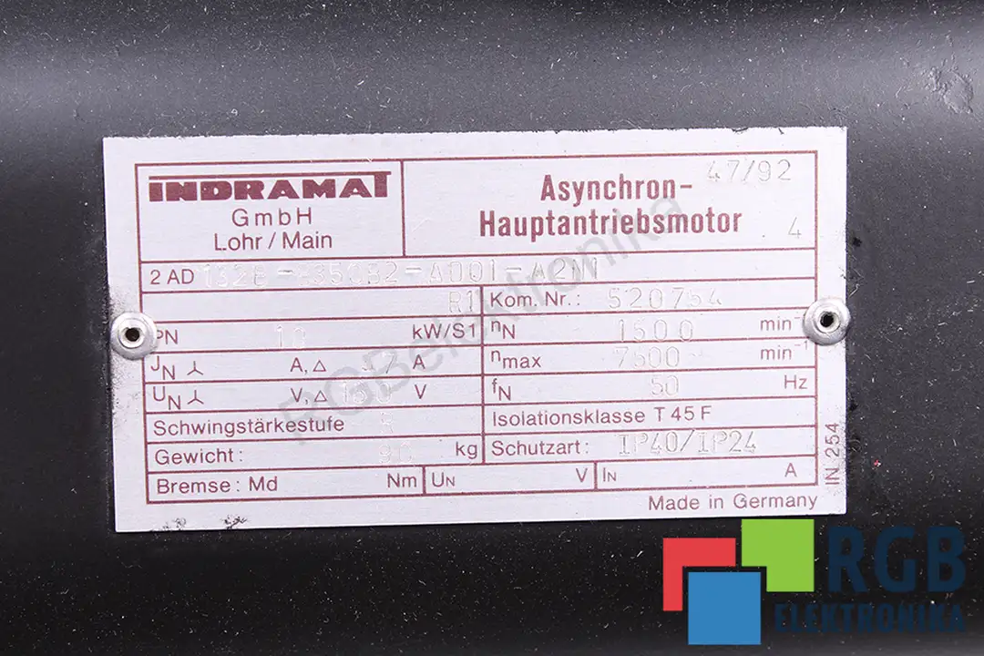 2ad-132b-b350b2-ad01-a2n1 INDRAMAT oprava