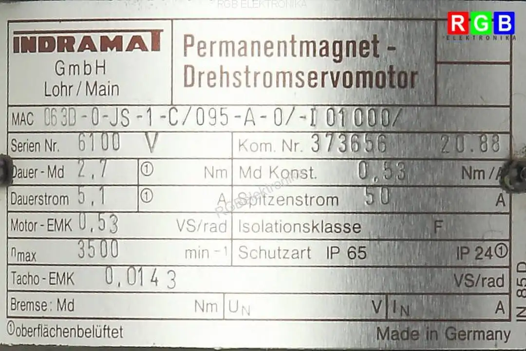 mac063d-0-js-1-c-095-a-0--i INDRAMAT oprava