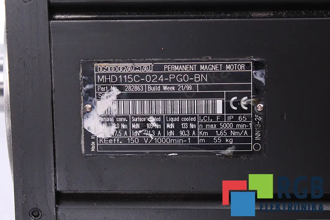 INDRAMAT MHD115C-024-PG0-BN MHD115C-024-PG0-BN INDRAMAT