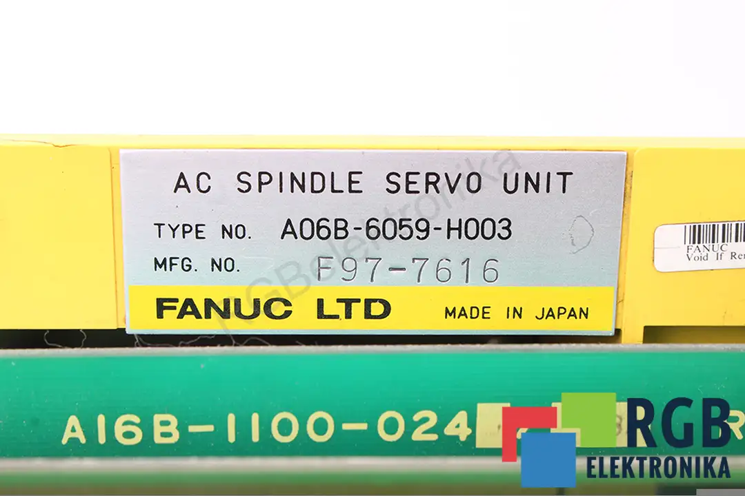 A06B-6059-H003 FANUC