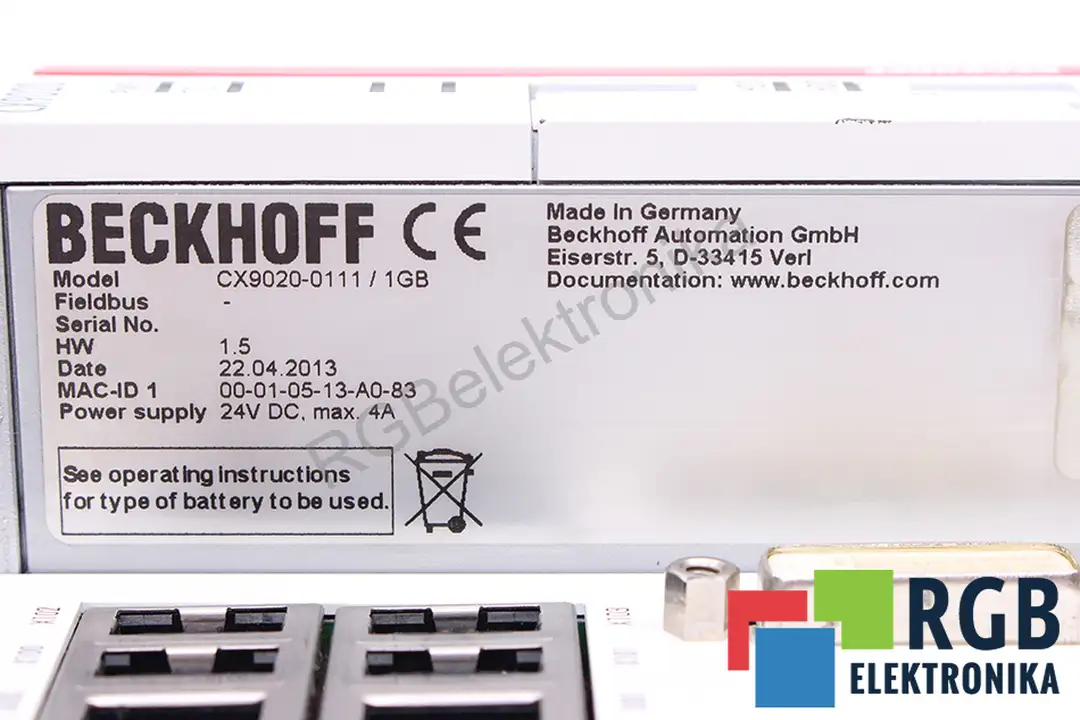 CX9020-0111/1GB BECKHOFF