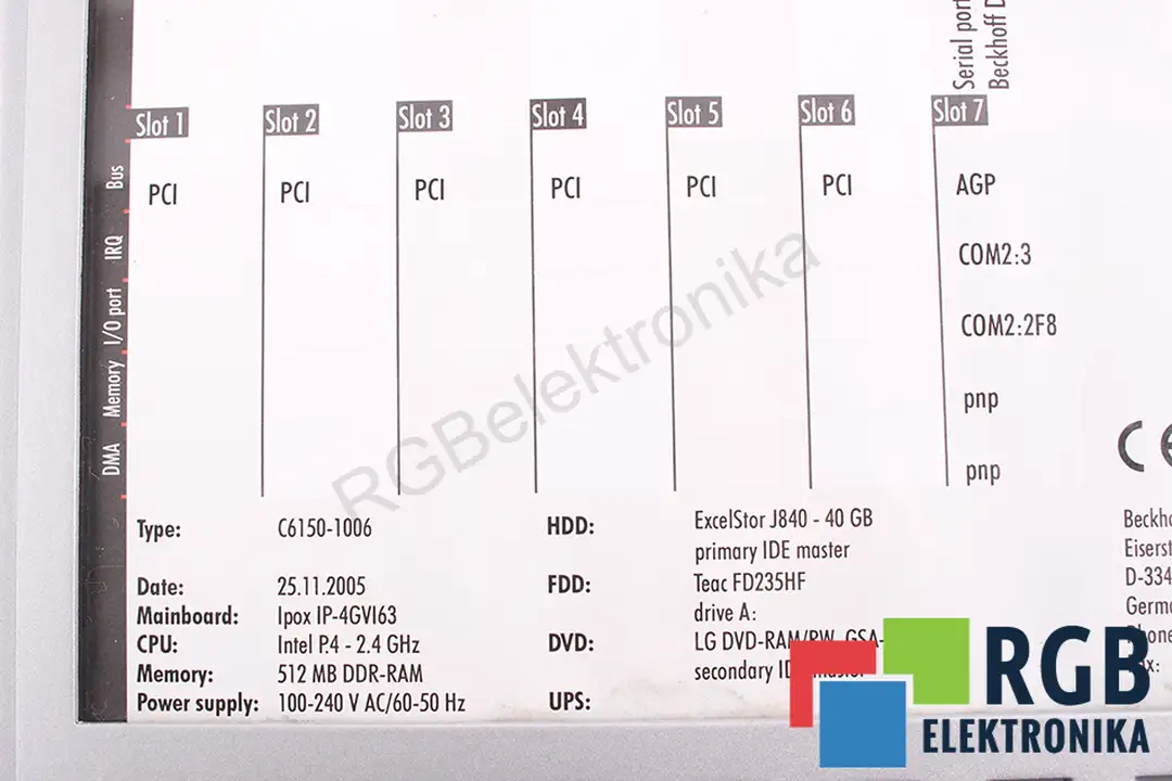 C6150-1006 BECKHOFF