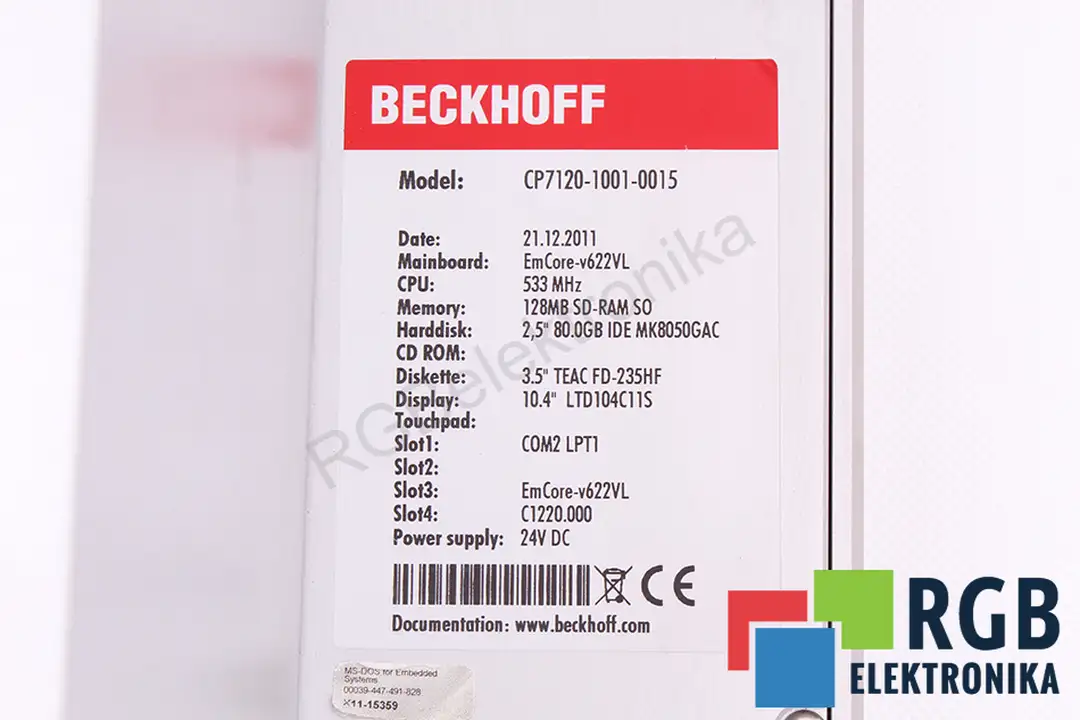 CP7120-1001-0015 BECKHOFF