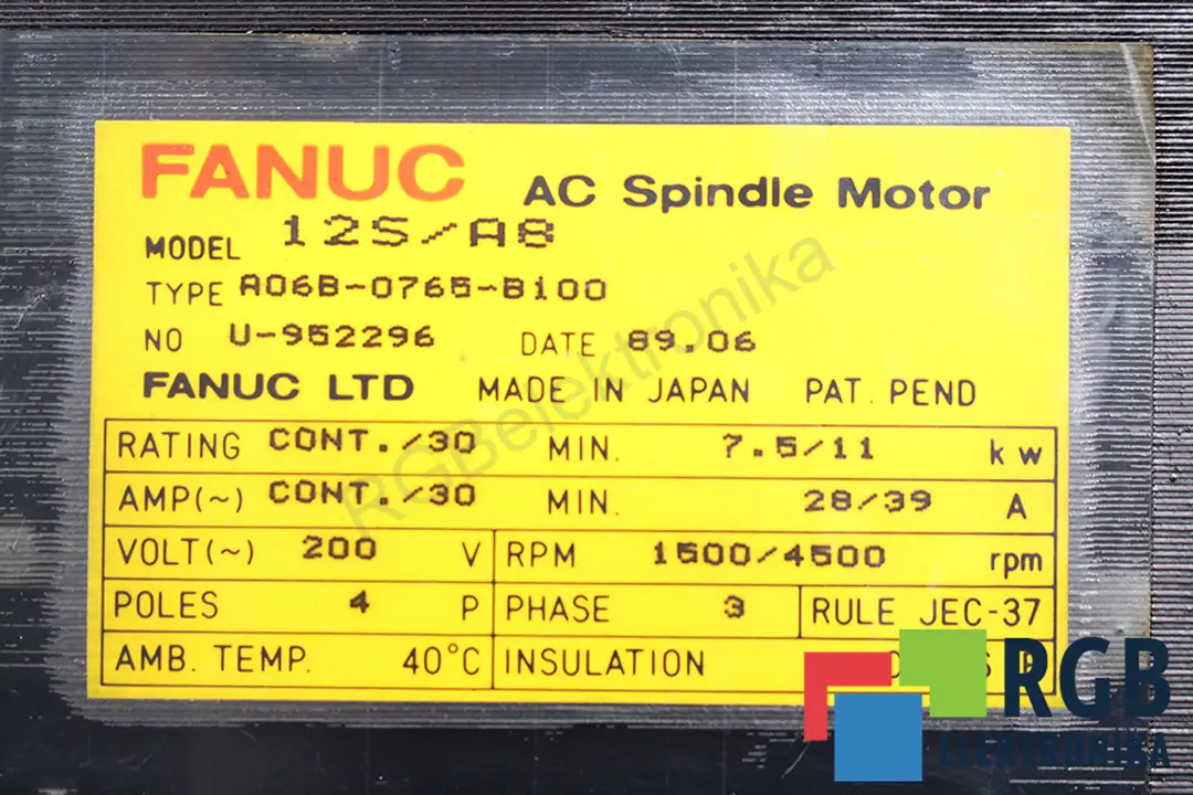 A06B-0765-B100 FANUC