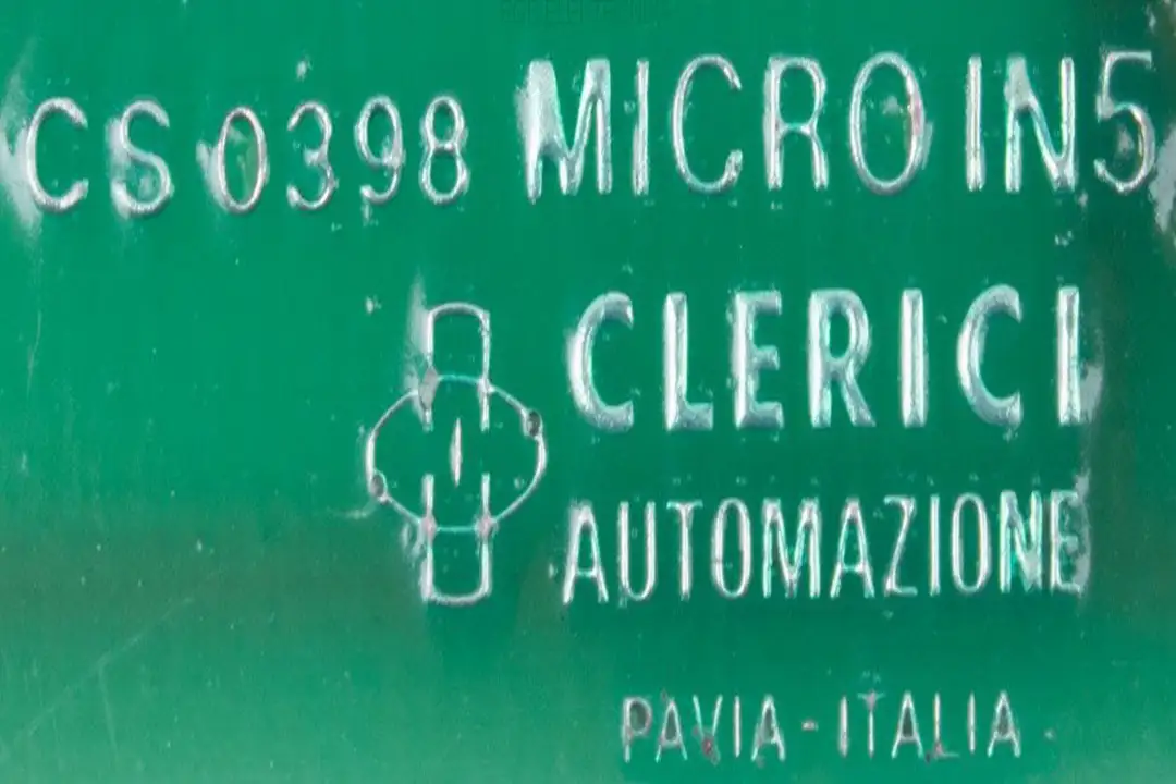 cs0398 CLERICI AUTOMAZIONE oprava