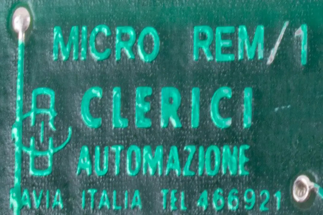 micro-rem-1 CLERICI AUTOMAZIONE oprava