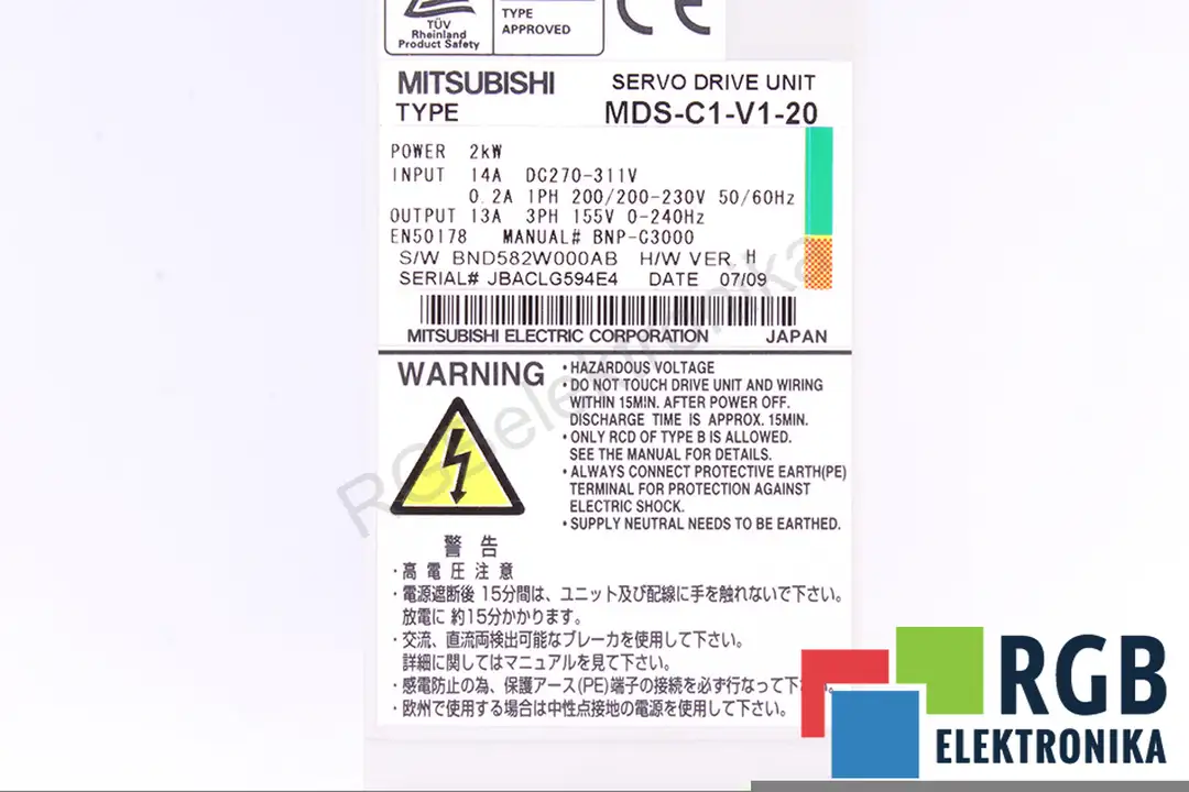 oprava mds-c1-v1-20_36459 MITSUBISHI ELECTRIC