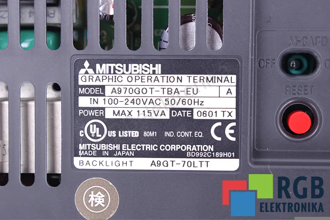 A970GOT-TBA-EU MITSUBISHI ELECTRIC