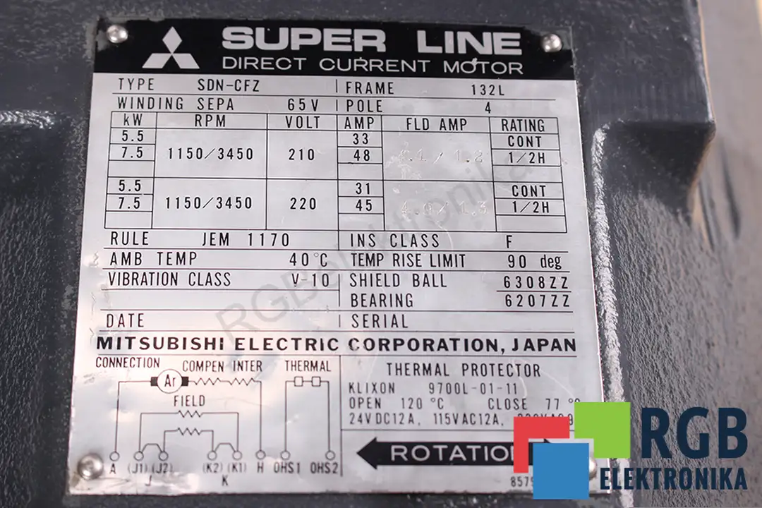 SDN-CFZ MITSUBISHI ELECTRIC