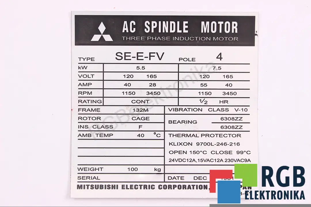 ENKODER SE-E-FV MITSUBISHI ELECTRIC