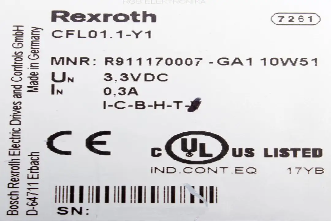 CFL01.1-Y1 BOSCH REXROTH