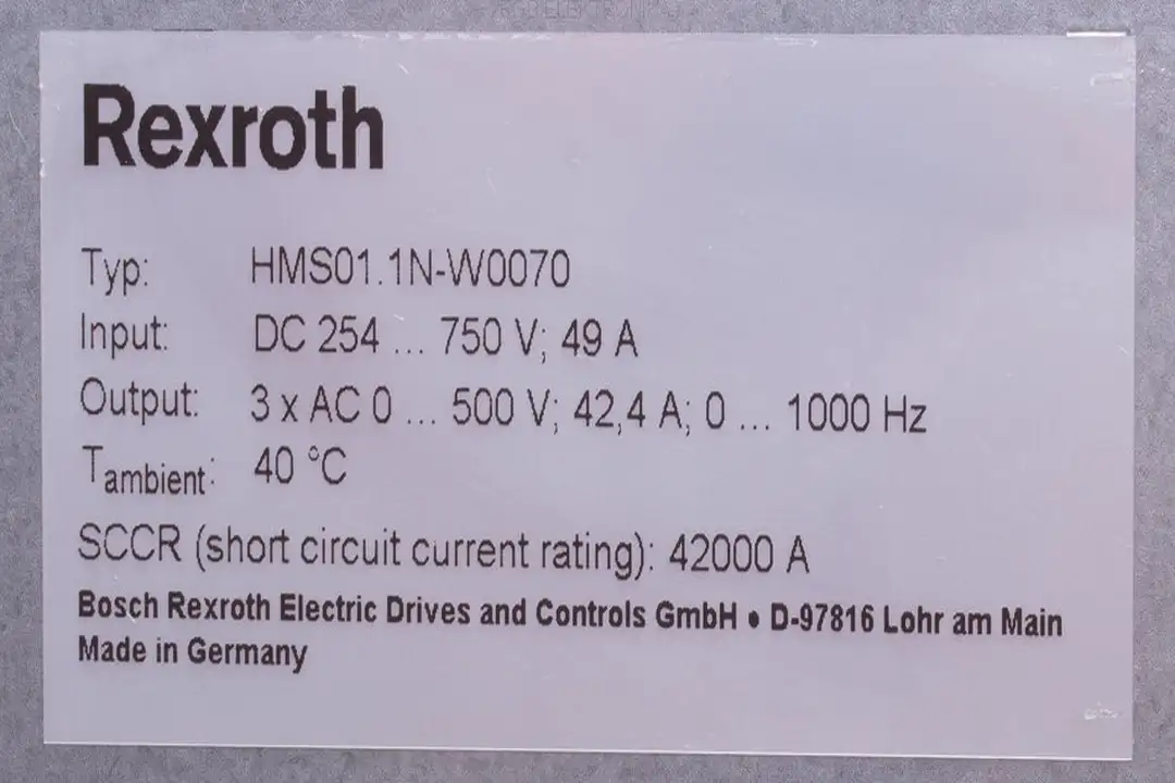 HMS01.1N-W0070 BOSCH REXROTH