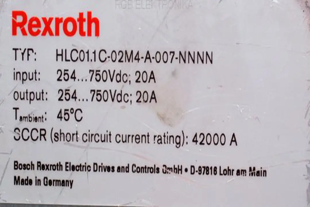 HLC01.1C-02M4-A-007-NNNN BOSCH REXROTH