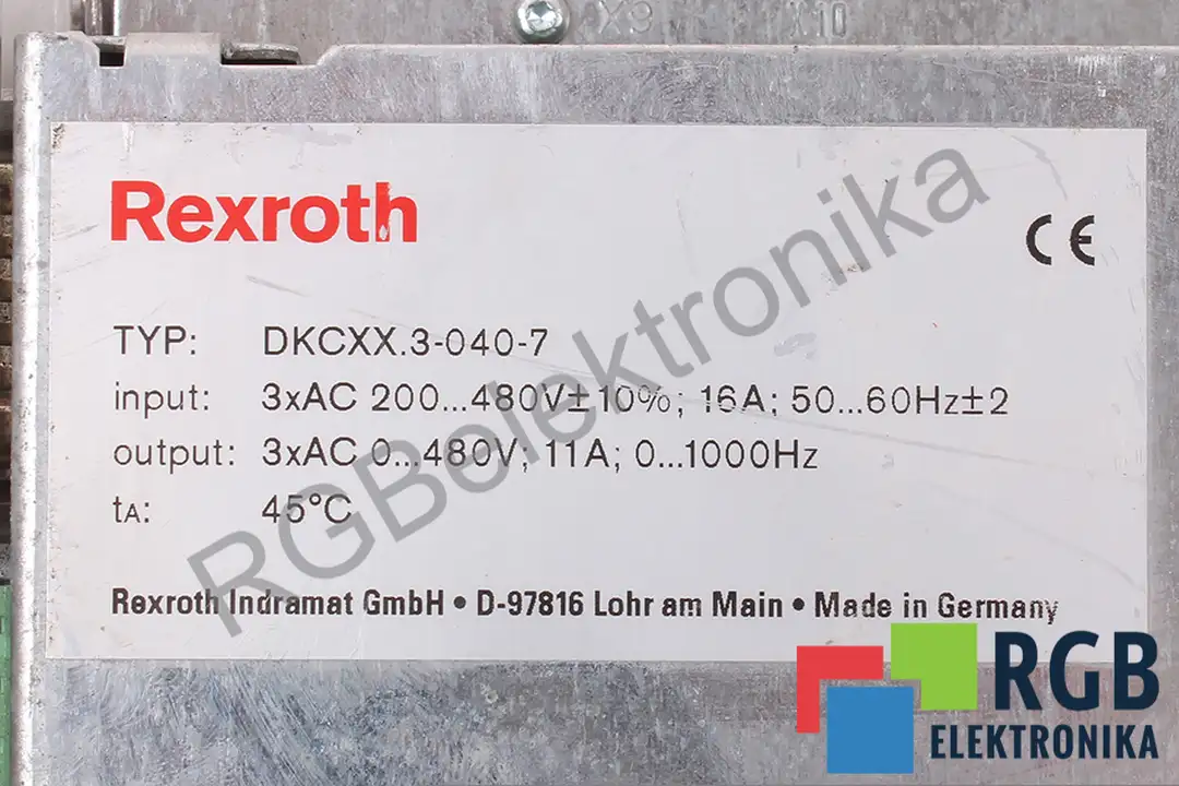 dkcxx.3-040-7 BOSCH REXROTH oprava