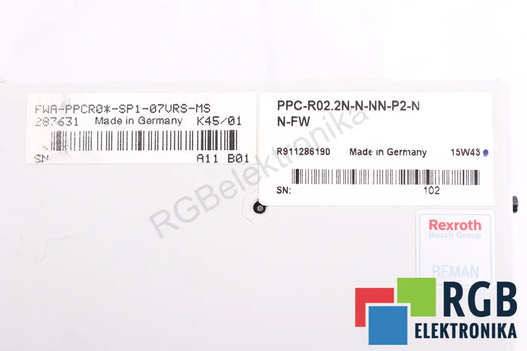 PPC-R02.2N-N-NN-P2-NN-FW BOSCH REXROTH