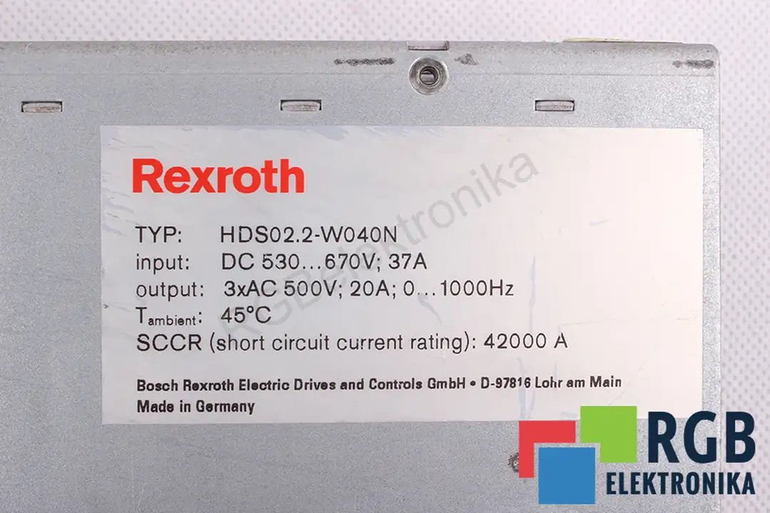 HDS02.2-W040N-HS45-01-FW BOSCH REXROTH