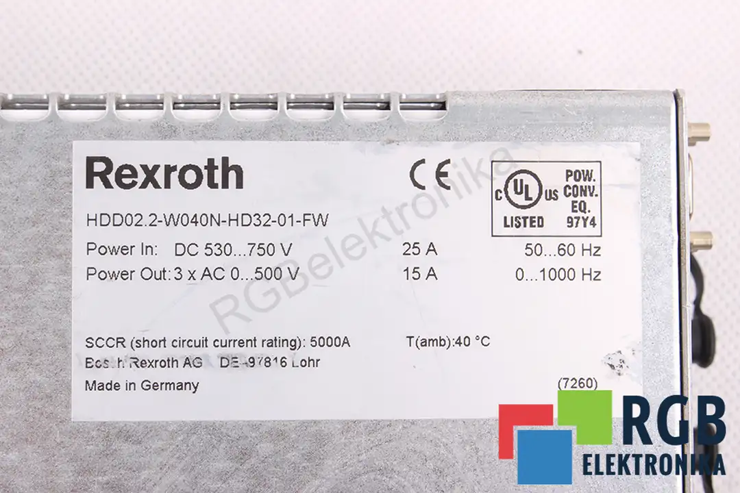 HDD02.2W-040N-HD32-01-FW BOSCH REXROTH