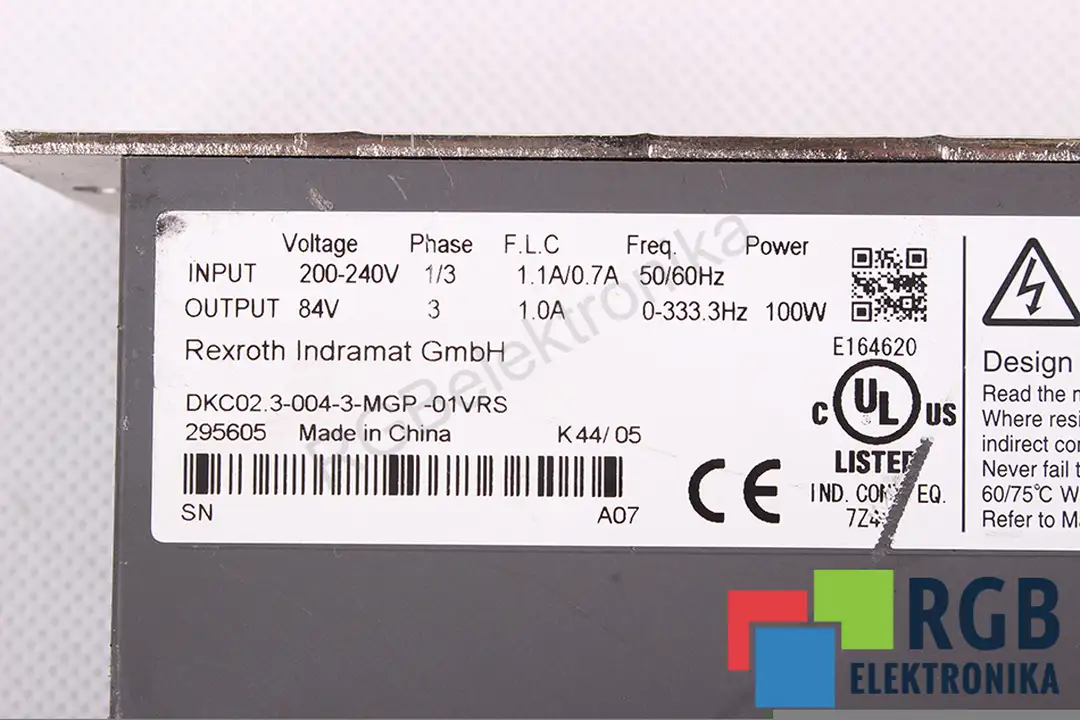 DKC2.3-004-MGP-01VRS BOSCH REXROTH