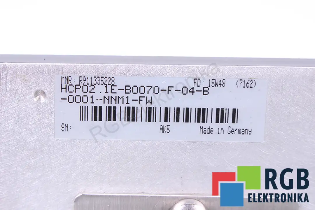 HCP02.1E-B0070-F-04-B-0001-NNM1-FW BOSCH REXROTH