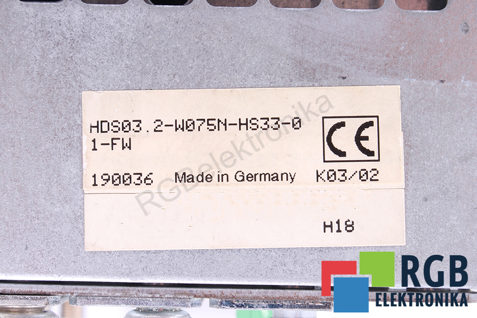 HDS03.2-W075N-HS33-01-FW BOSCH REXROTH