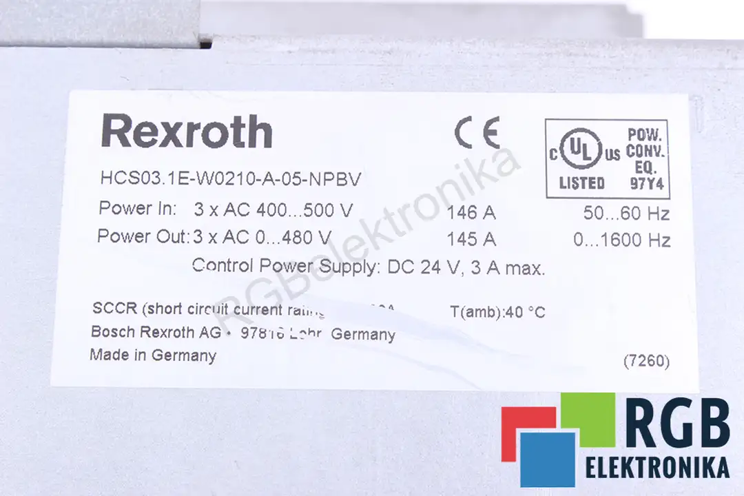 hcs03.1e-w0210-a-05-npbv BOSCH REXROTH oprava