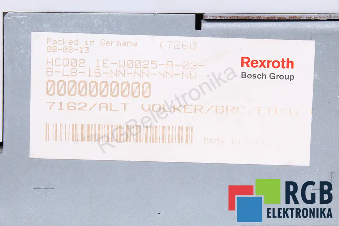 HCQ02.1E-W0025-A-03-B-L8-1S-NN-NN-NN-NW BOSCH REXROTH