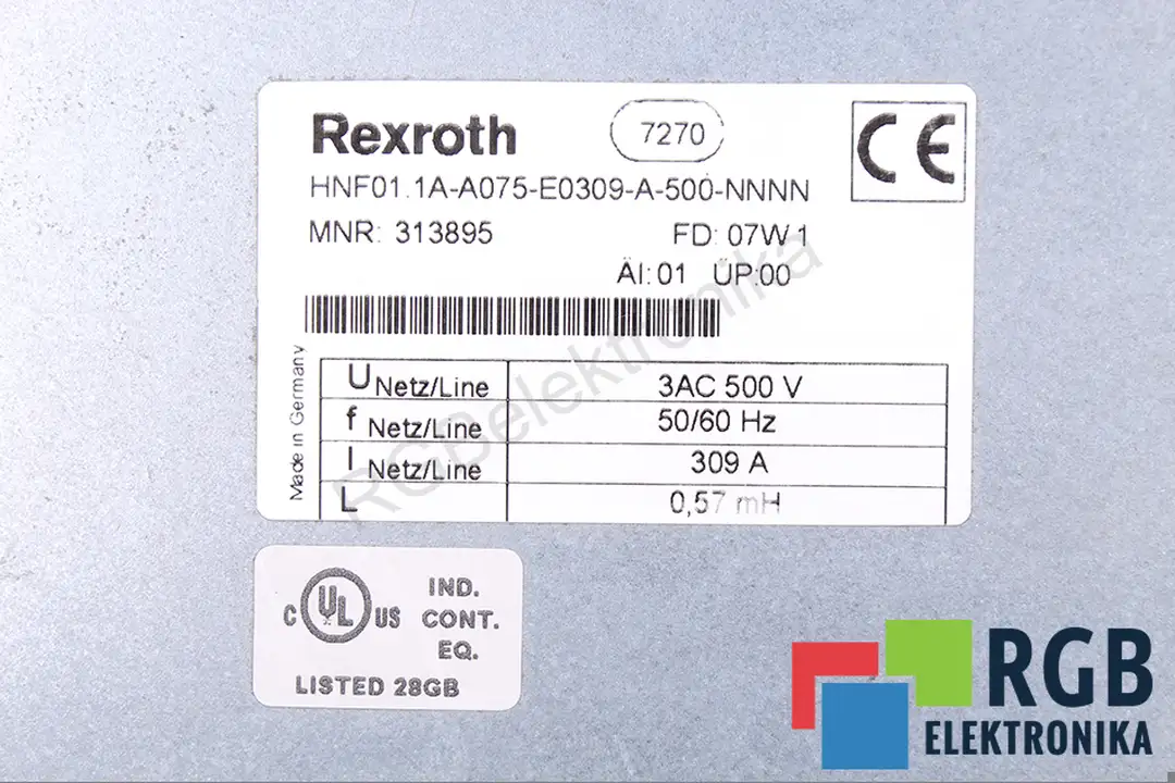 HNF01.1A-A075-E0309-A-500-NNNN BOSCH REXROTH