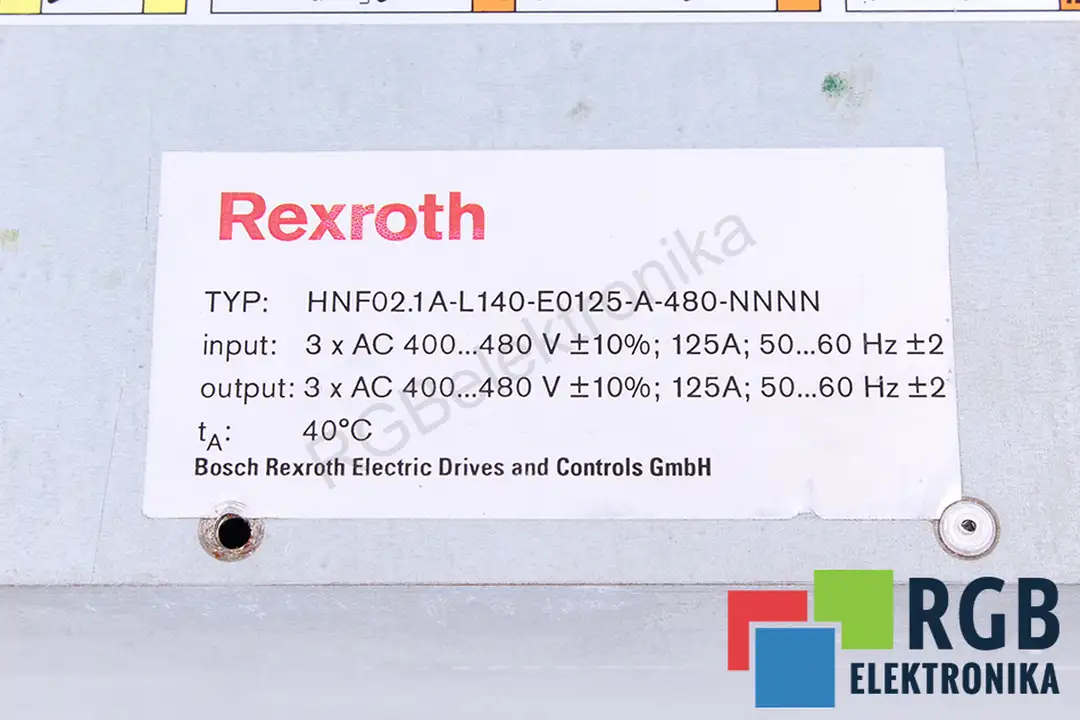 HNF02.1A-L140-E0125-A-480-NNNN BOSCH REXROTH