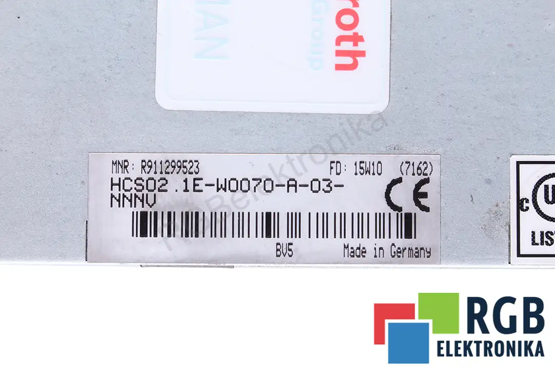 HCS02.1E-W0070-A-03-NNNV BOSCH REXROTH