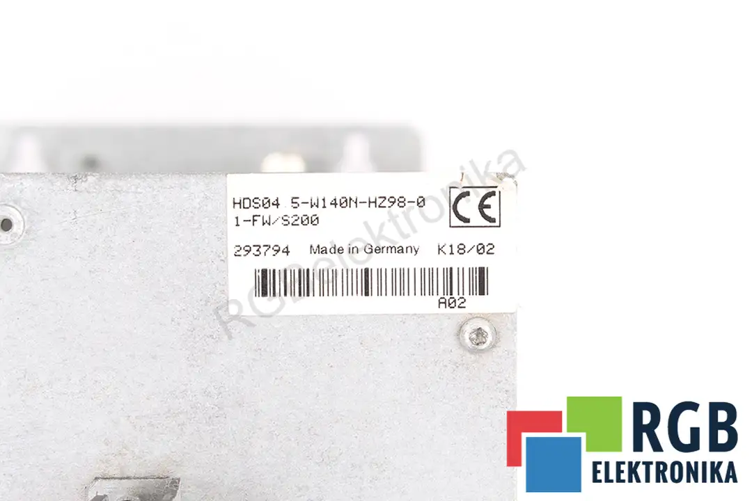 HDS04.5-W140N-HZ98-01-FW/S200 BOSCH REXROTH