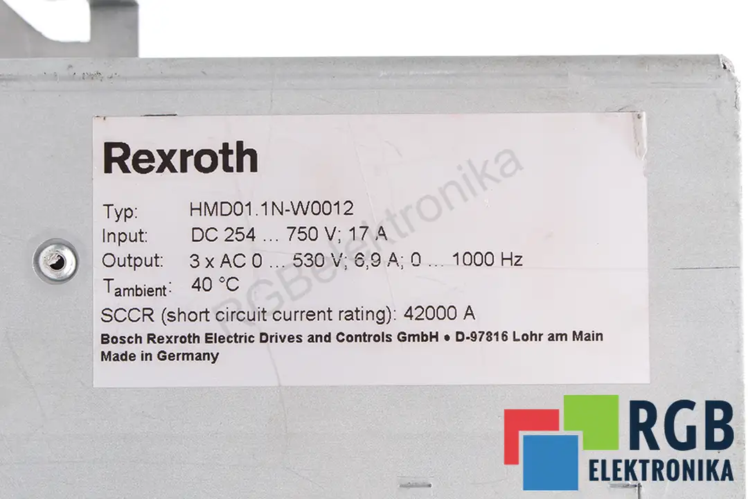 HMD01.1N-W0012-A-07-NNNN BOSCH REXROTH