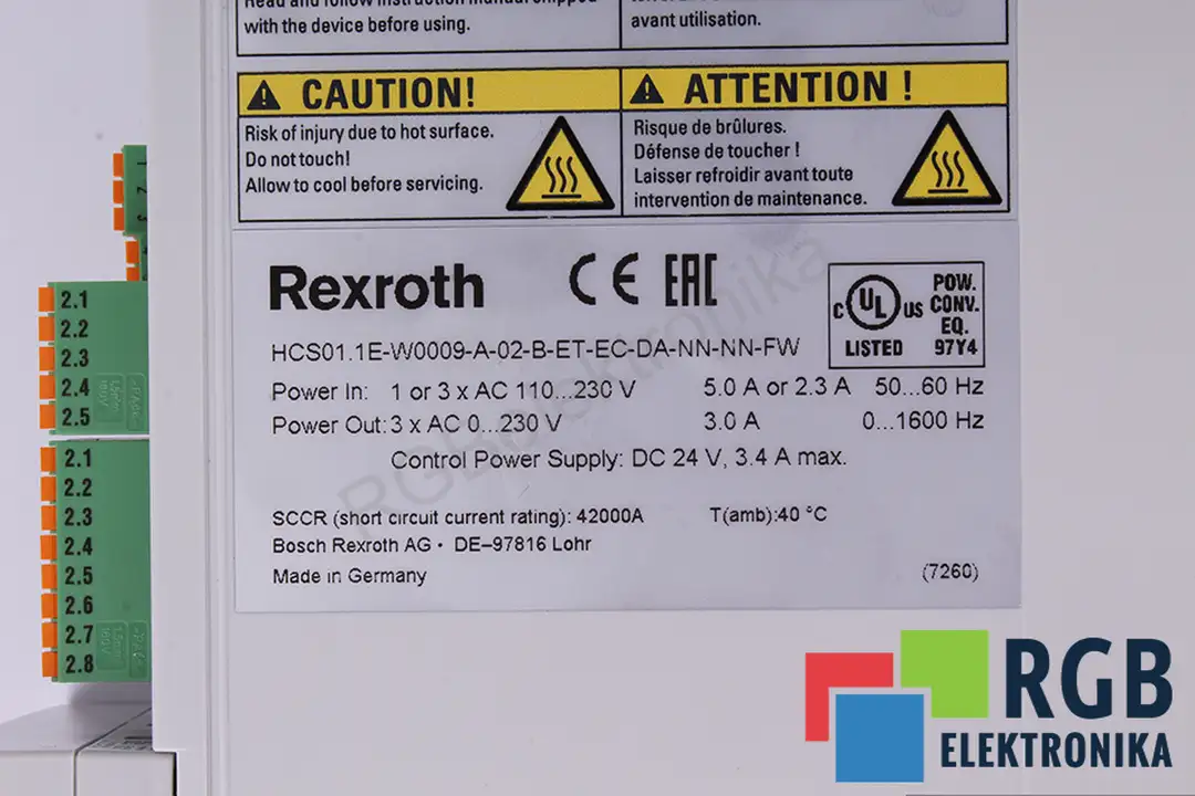 HCS01.1E-W0009-A-02-B-ET-EC-DA-NN-NN-FW BOSCH REXROTH