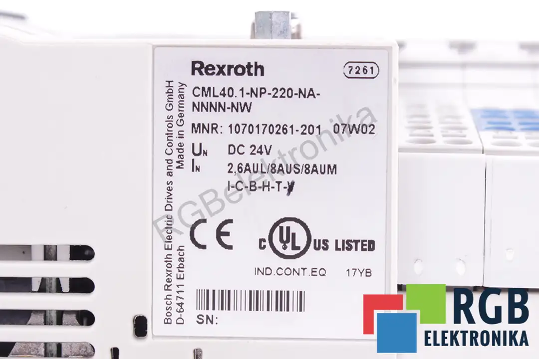 CML40.1-NP-220-NA-NNNN-NW BOSCH REXROTH