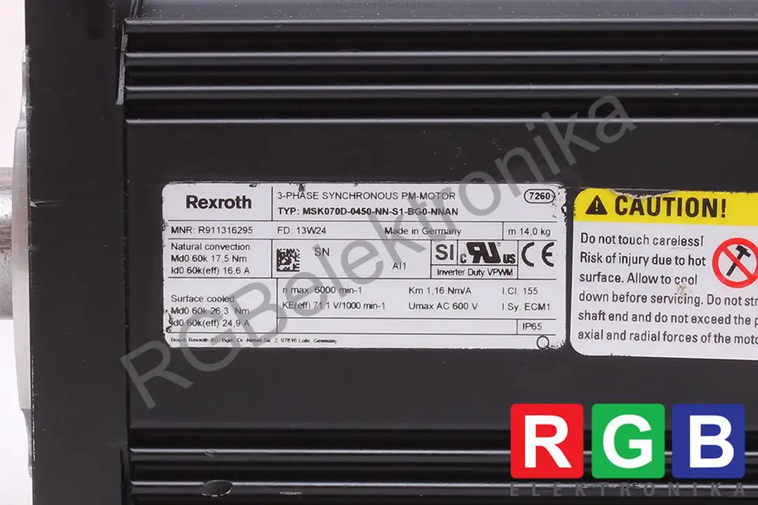 msk070d-0450-nn-s1-bg0-nnan BOSCH REXROTH oprava