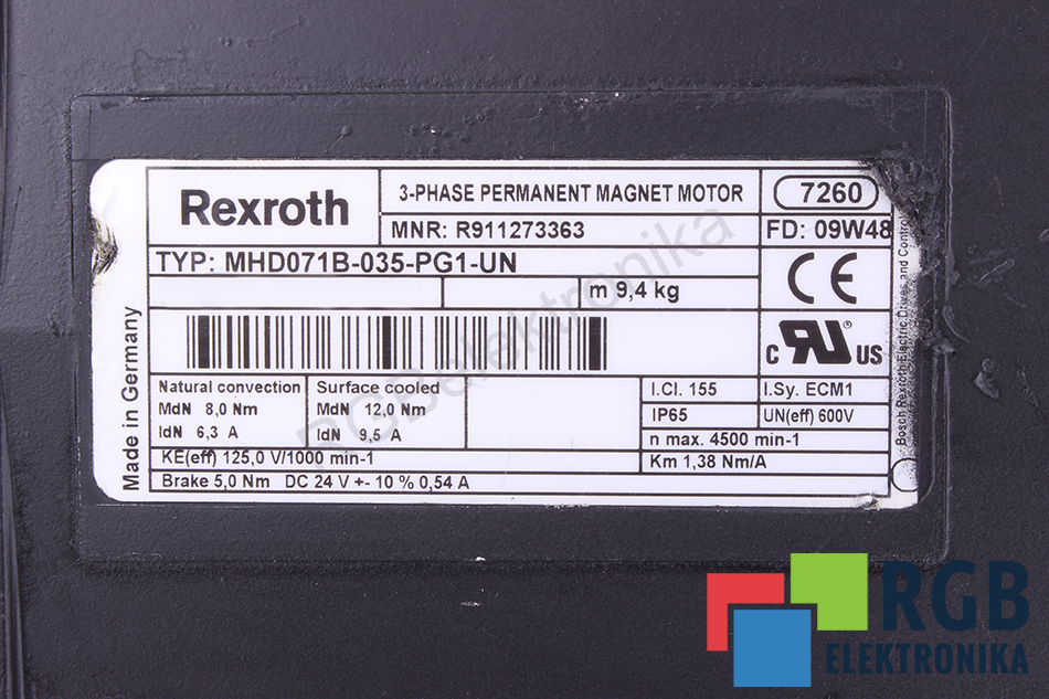 MHD071B-035-PG1-UN BOSCH REXROTH