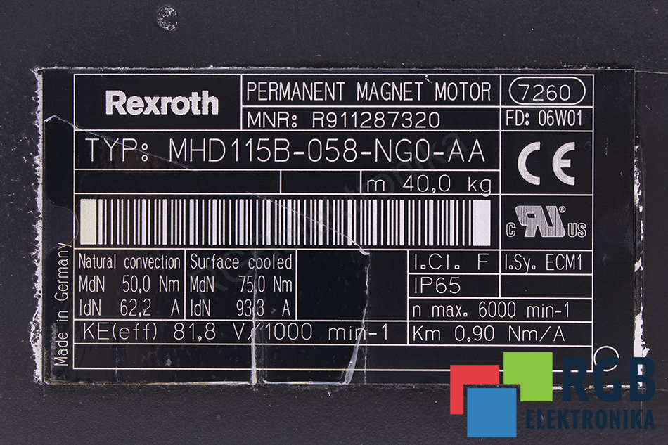 MHD115B-058-NG0-AA BOSCH REXROTH