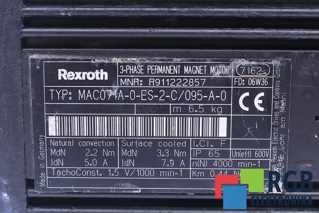 MAC071A-0-ES-2-C/095-A-0 REXROTH