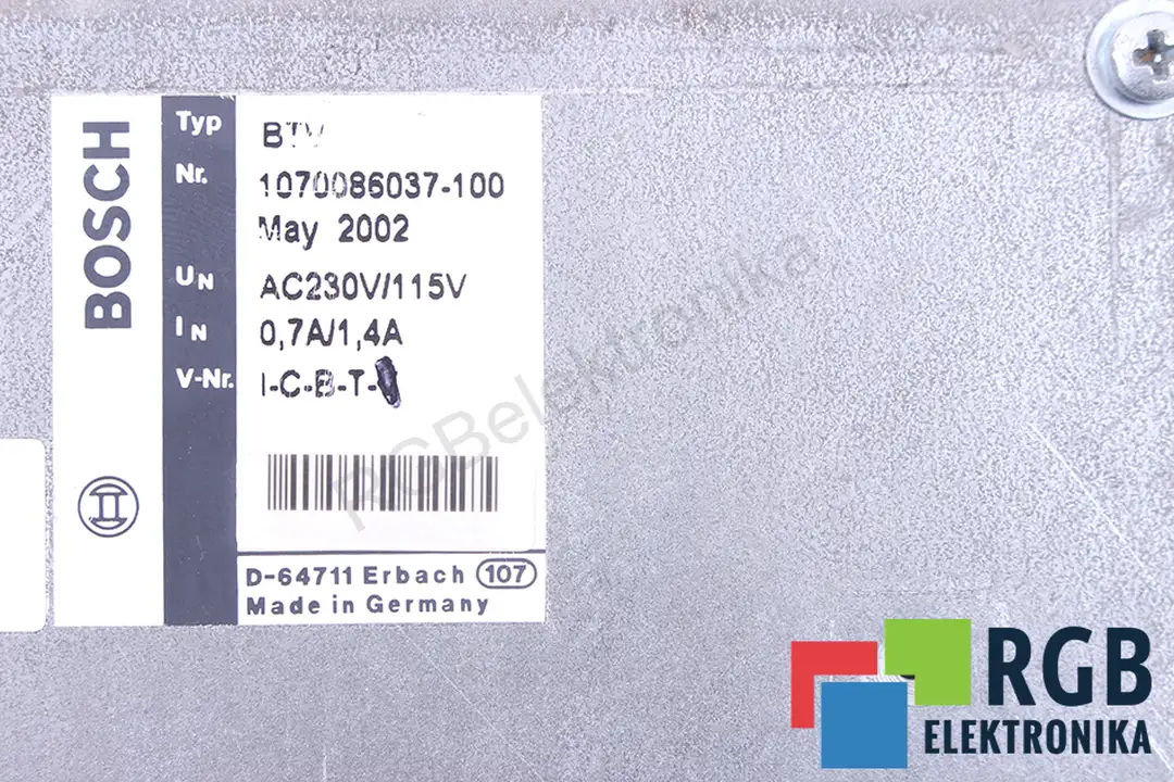 BTV16.1ACA-128S-P5C-NC-FW BOSCH REXROTH