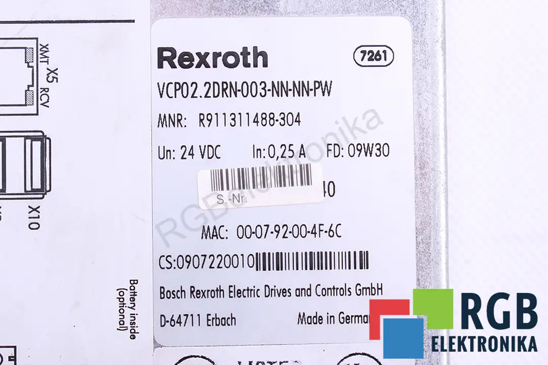 VCP02.2DRN-003-NN-NN-PW BOSCH REXROTH