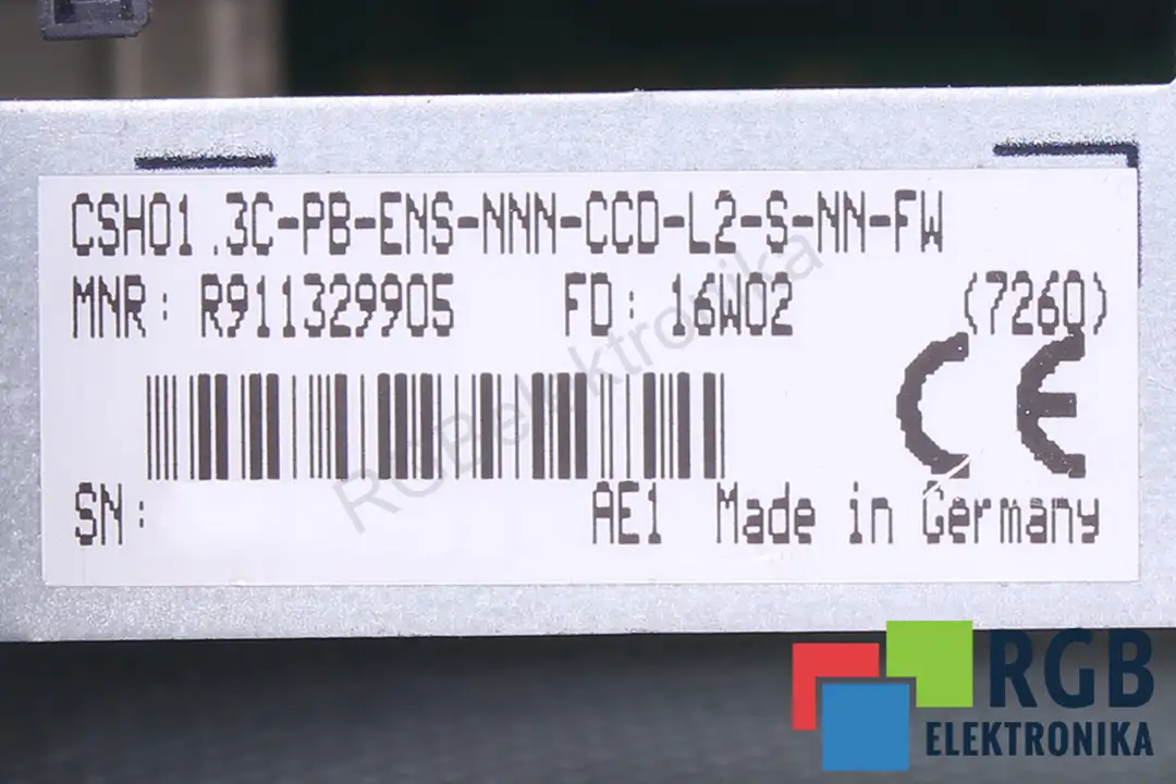 CSH01.3C-PB-ENS-NNN-CCD-L2-S-NN-FW BOSCH REXROTH