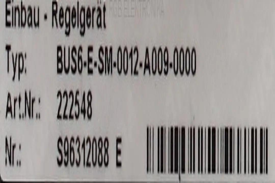 BUS6-E-SM-0012-A009-0000 BAUMULLER