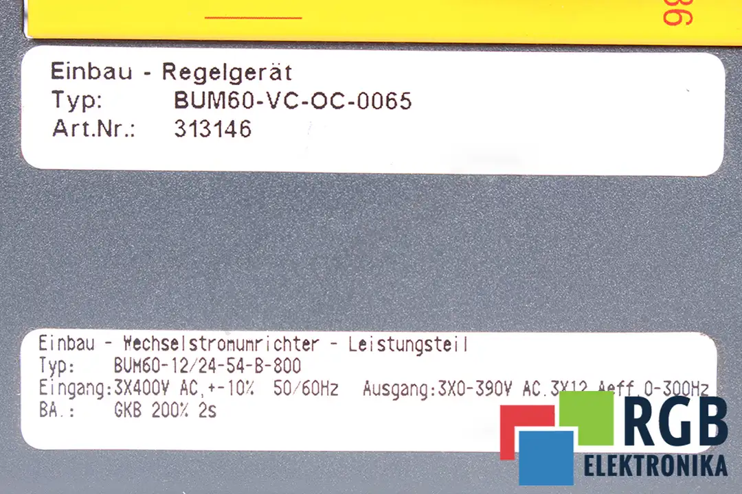 BUM60-12/24-54-B-800 BAUMULLER