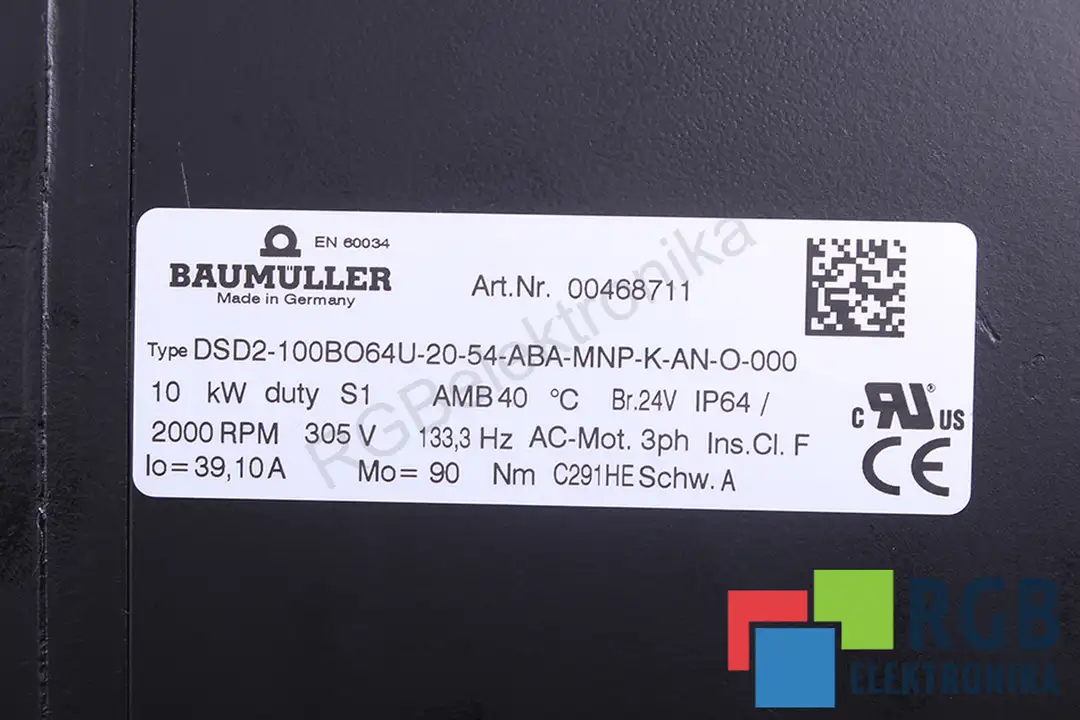 DSD2-100BO64U-20-54-ABA-MNP-K-AN-O-000 BAUMULLER