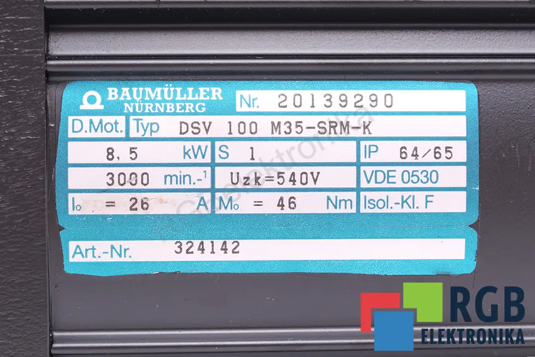 dsv100-m35-srm-k BAUMULLER oprava