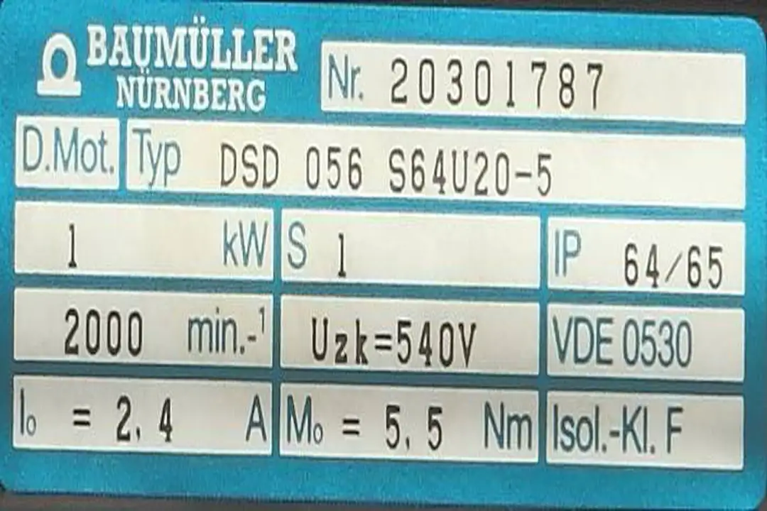 dsd-056 BAUMULLER oprava