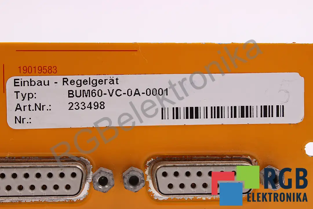 BAUMULLER BUM60-VC-0A-0001 BUM60-VC-0A-0001 BAUMULLER