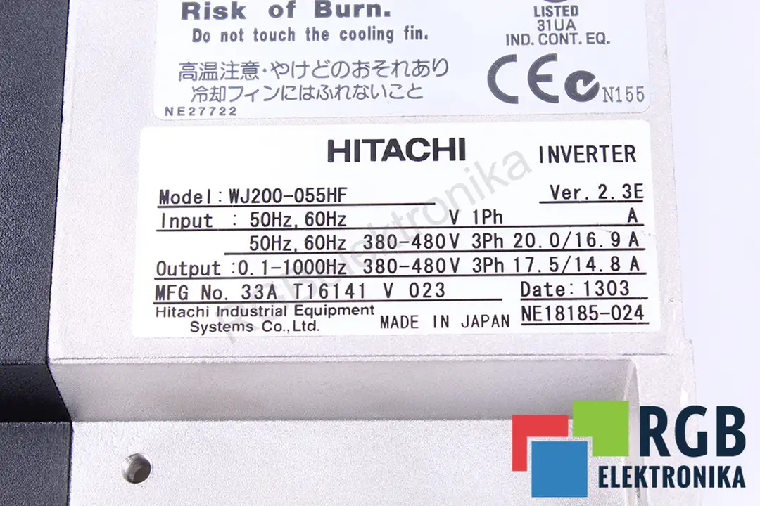 WJ200-055HF HITACHI