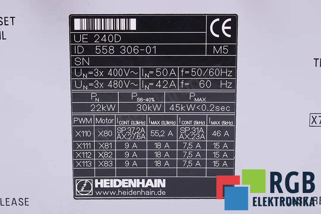 UE240D HEIDENHAIN