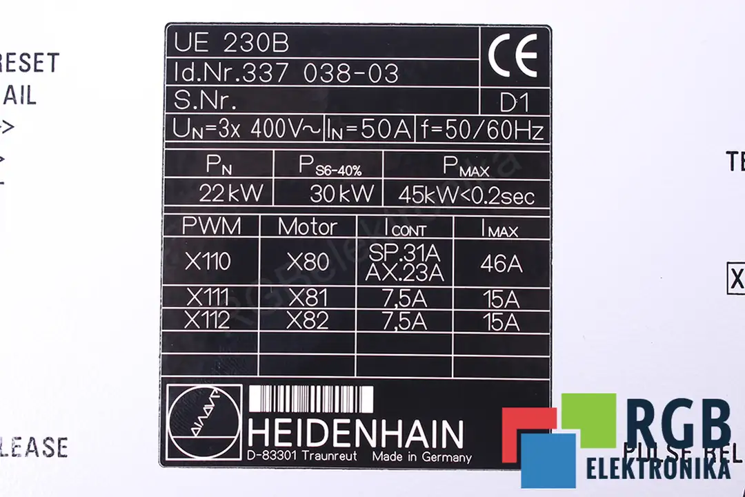 UE230B HEIDENHAIN