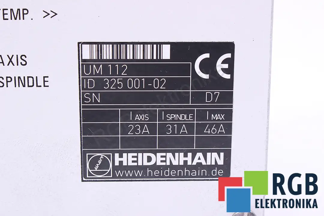 UM112 HEIDENHAIN